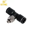 PT6-01C Nối nhanh chữ T ren ngoài cỡ nhỏ STNC (PT6-01 mini)
